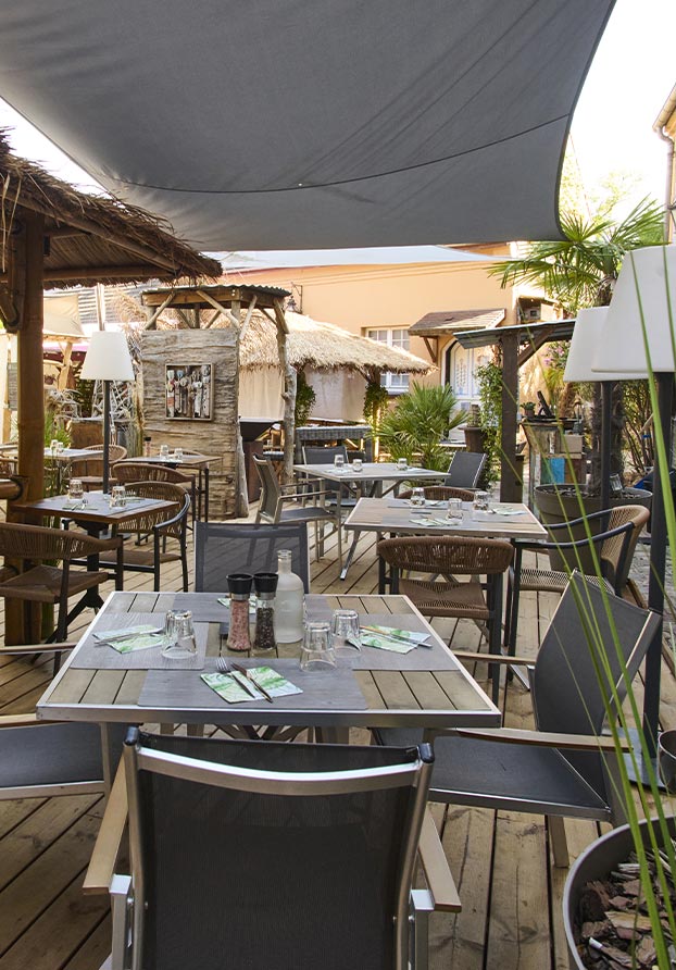 Terrasse restaurant La Cabane de Palaiseau